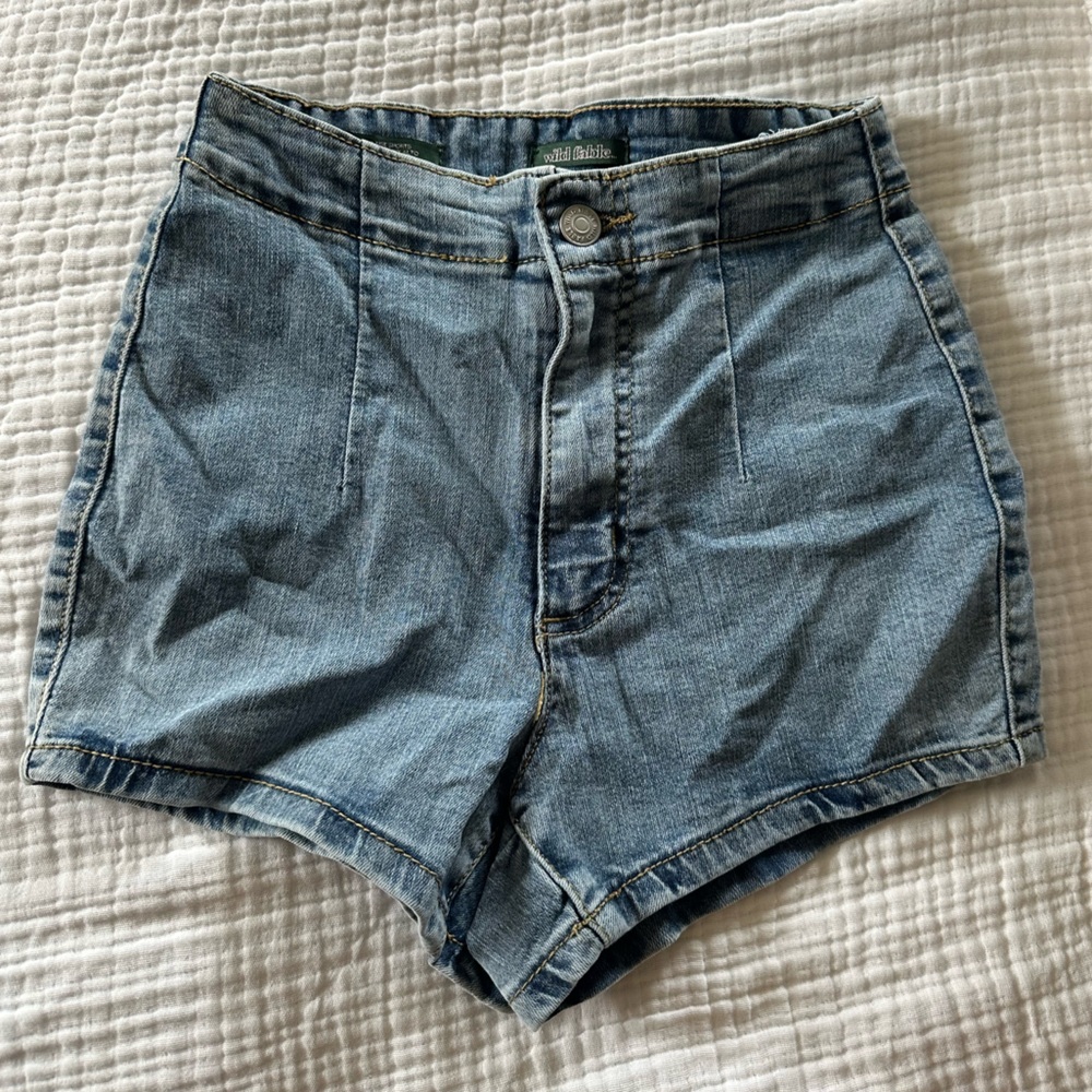 High rise Jean shorts